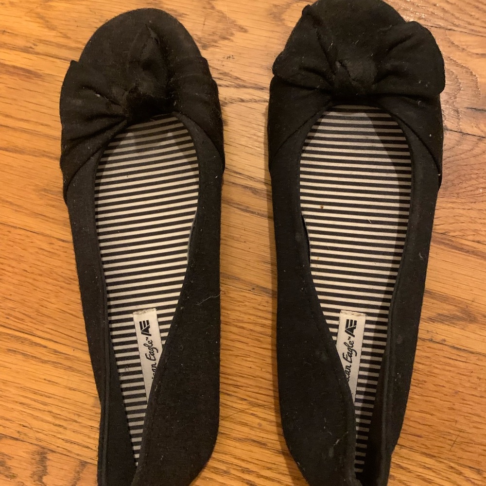 American Eagle Black Flats
